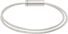 Le Gramme Silver 'Le 9g' Double Turn Cable Bracelet