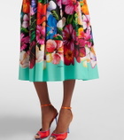 Dolce&Gabbana Floral cotton midi dress