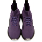 Filling Pieces Purple Mid Knit Arch Runner Sneakers