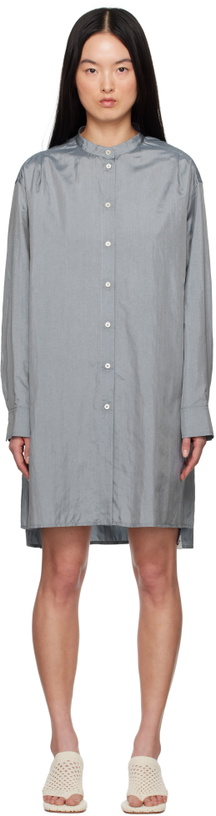 Photo: Jil Sander Blue Band Collar Minidress