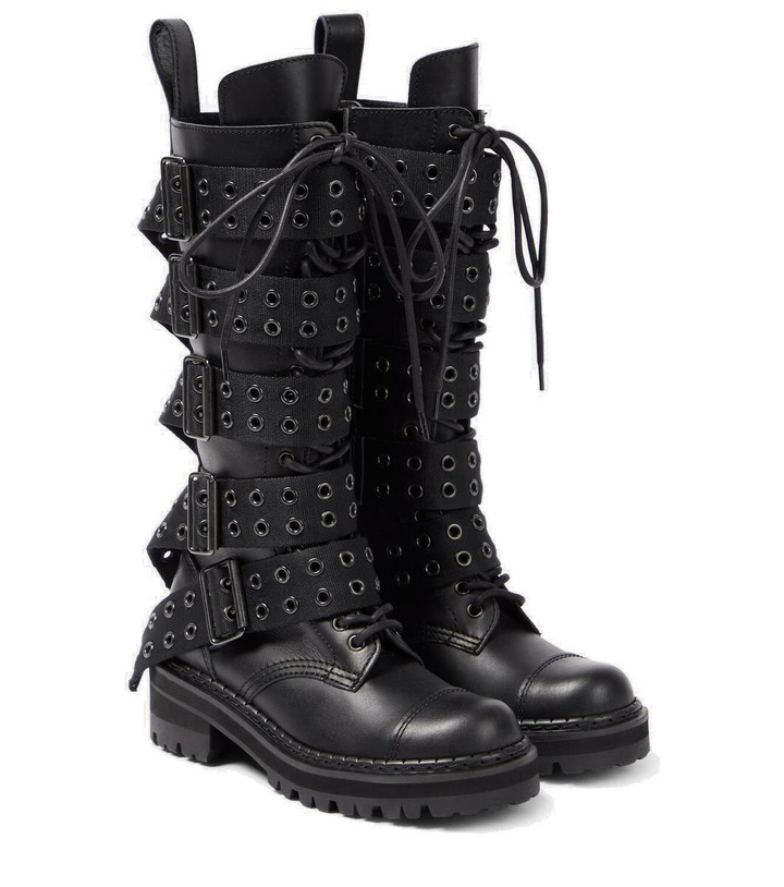 Photo: Junya Watanabe Embellished leather boots