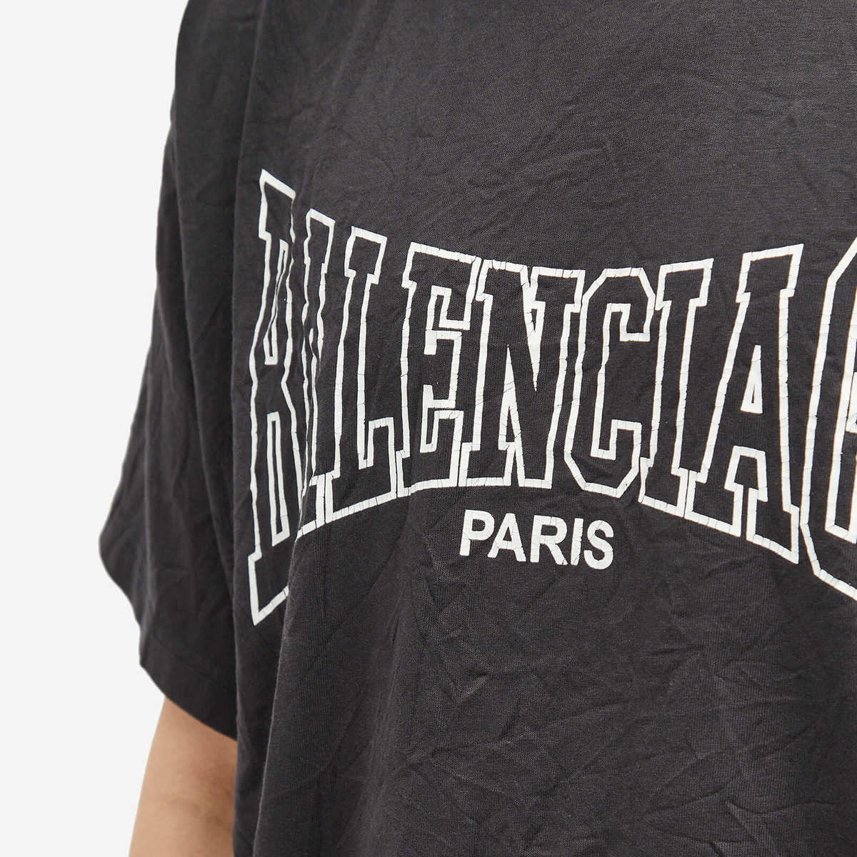Tシャツ・カットソー *BALENCIAGA* Oversized Short Sleeve T-Shirt Washed Black 739 Balenciaga Has Not Been Done T-Shirt Oversized | Saks Fifth