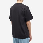 Stone Island Men's Embroidered Logo T-Shirt in Black