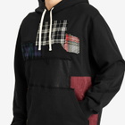 Junya Watanabe MAN Men's x Reigning Champ Patchwork Popover Hoodie in Black