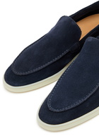 Aurélien Yacht Suede Loafers Navy