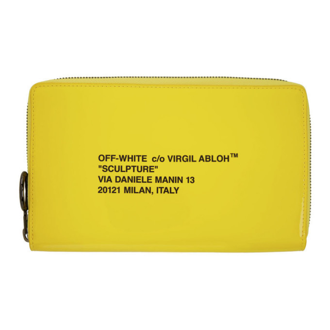 Yellow off 2025 white purse