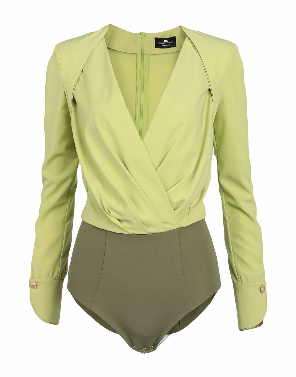 Elisabetta Franchi Womens Bodysuit Lime in Green