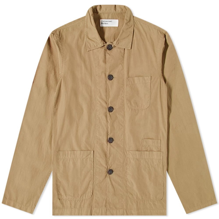 Photo: Universal Works Fine Poplin Bakers Overshirt