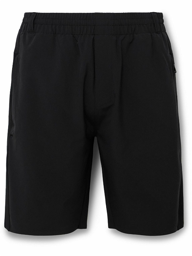 Photo: Bogner - Volkan Straight-Leg Mesh-Trimmed Stretch-Shell Golf Shorts - Black