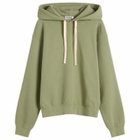 Jil Sander+ Men's Logo Hoodie in Slate Green