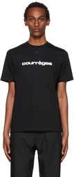 Courrèges Black Printed T-Shirt