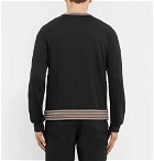 Joseph - Contrast-Trimmed Jersey Sweater - Men - Black