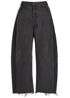 B Sides Vintage Lasso Relaxed Barrel-leg Jeans Black