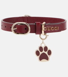 Gucci S/M leather dog collar