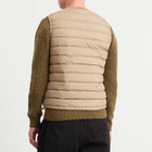 Danton Men's Inner Down Crewneck Vest in Sand Beige