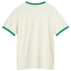 Levi's END. x Levis Ringer T-Shirt 'Mount Rambler' in Ecru/Green