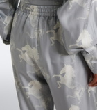 Stella McCartney Printed silk satin wide-leg pants