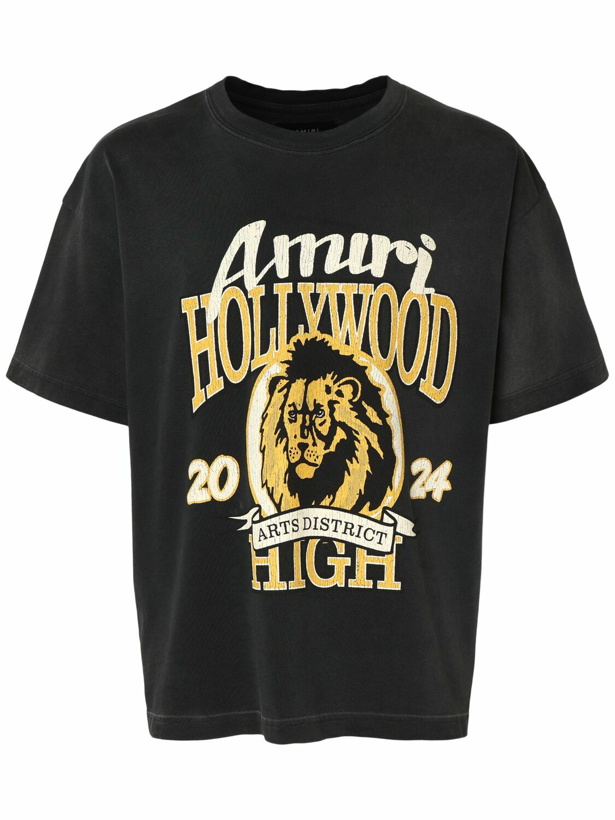 Photo: AMIRI High Lion Skater T-shirt
