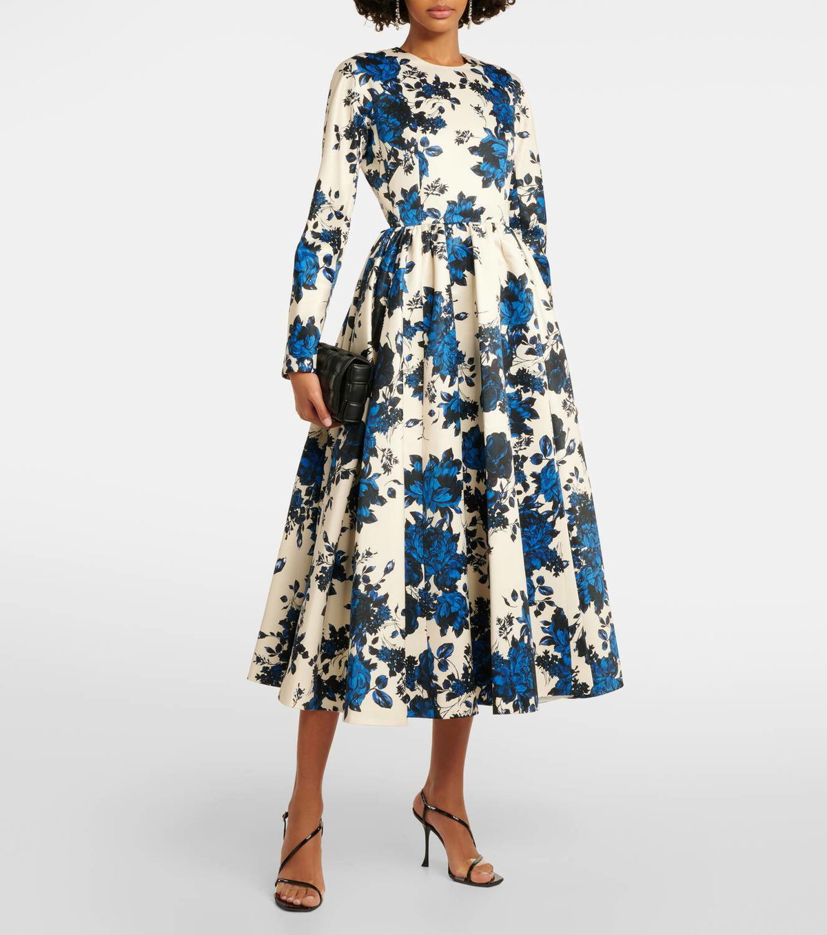 Emilia Wickstead Midi Dress Blue Flowers On Navy Mona Midi Dress Emilia Wickstead Emilia Wickstead Midi Dress Blue Flowers On Navy Mona Midi Dress Emilia Wickstead