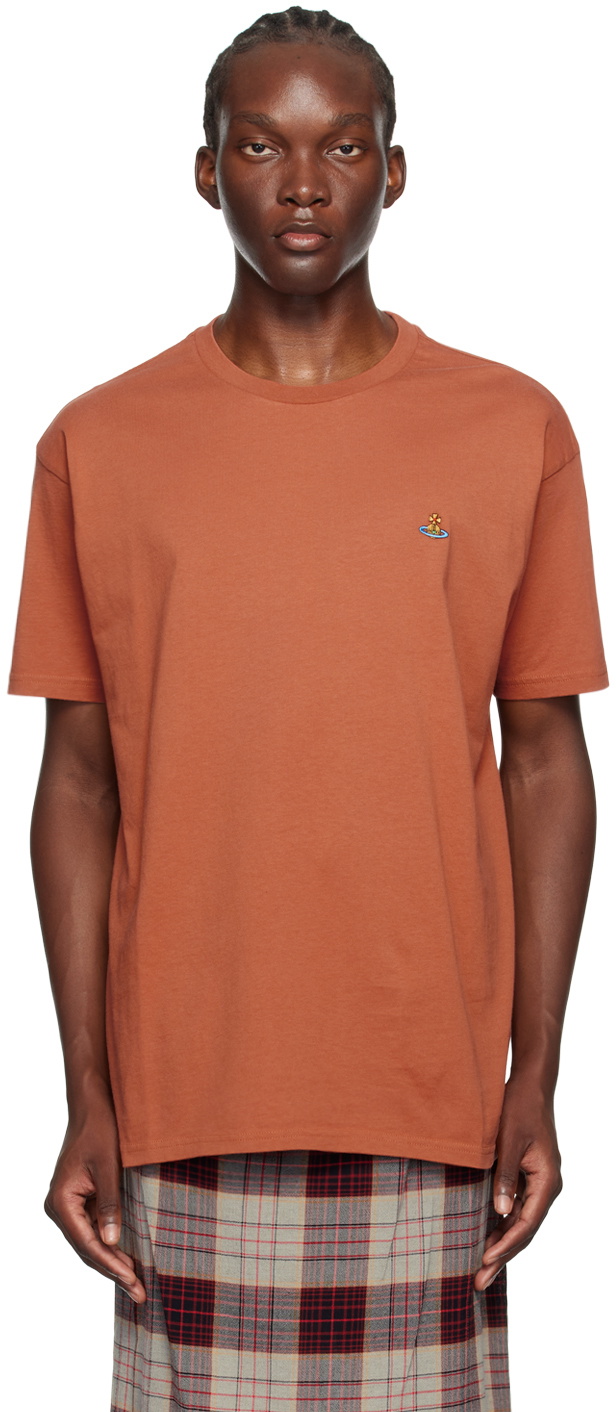 Vivienne Westwood Orange Classic Multicolour Orb T-Shirt Vivienne