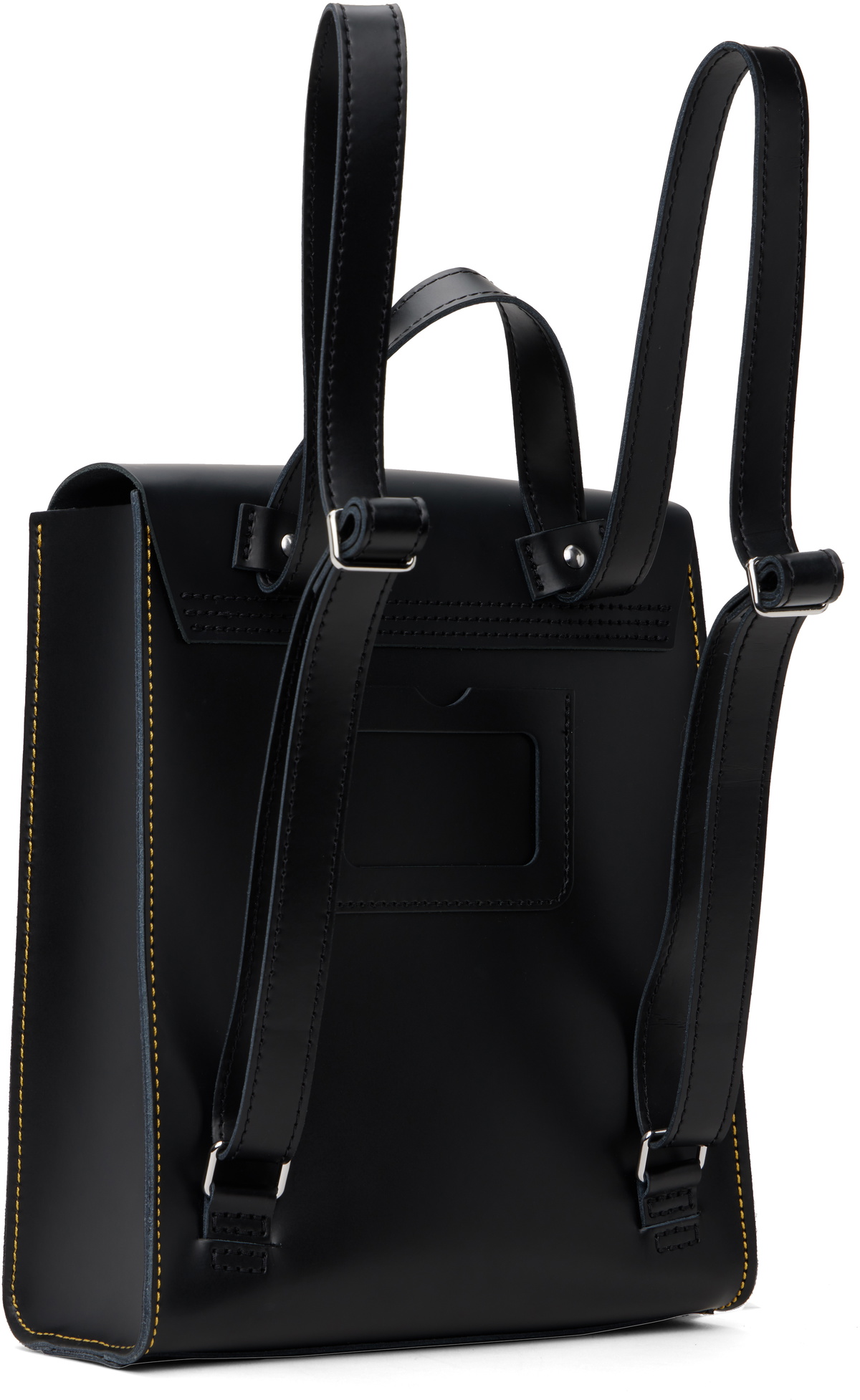 Dr. Martens Black Leather Mini Backpack