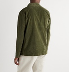 Incotex - Cotton-Blend Corduroy Overshirt - Green