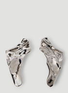 Ear Crash Earrings in Silver