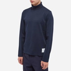 Thom Browne Men's Long Sleeve Turtleneck T-Shirt in Navy