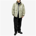 F/CE. Men's Monster Recycled Down Parka Jacket in Sage Green