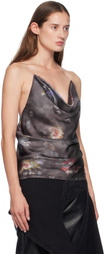 Y/Project Gray Invisible Strap Tank Top