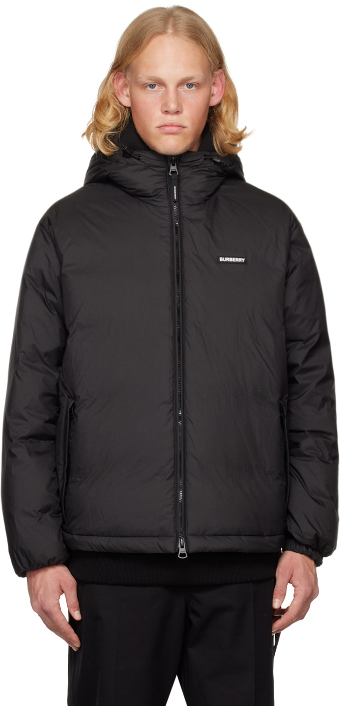 Burberry Black Sunderland Down Jacket Burberry