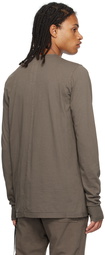 Rick Owens DRKSHDW Gray Level Long Sleeve T-Shirt