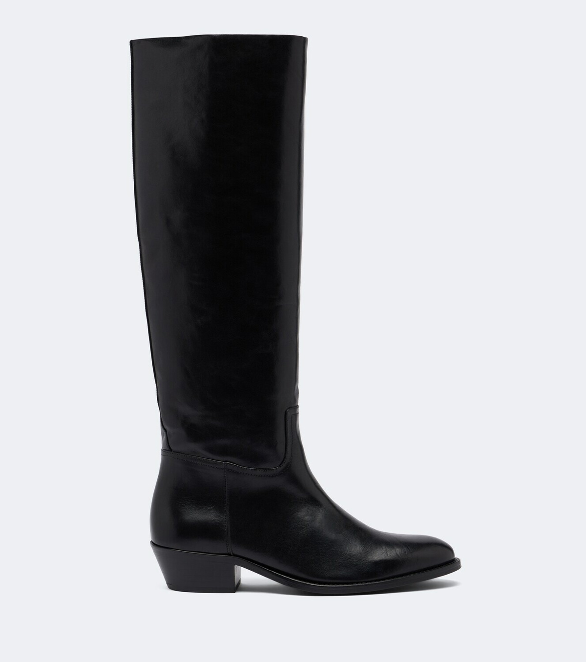 JUDE Den leather knee-high boots