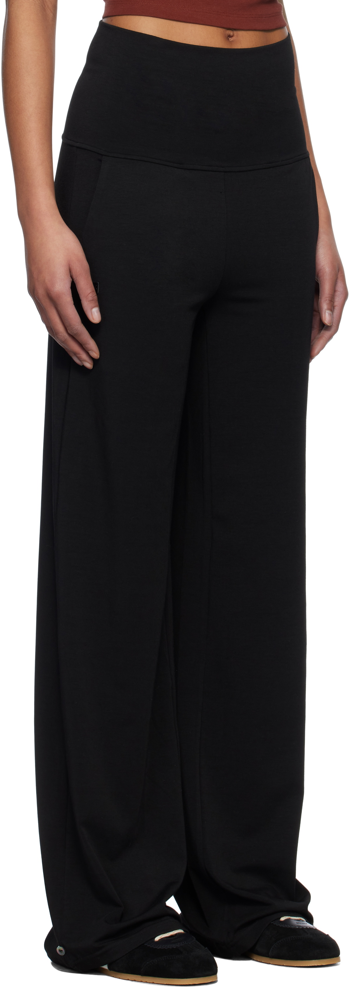 Fax Copy Express Black Afternoon Stretch Series Lounge Pants