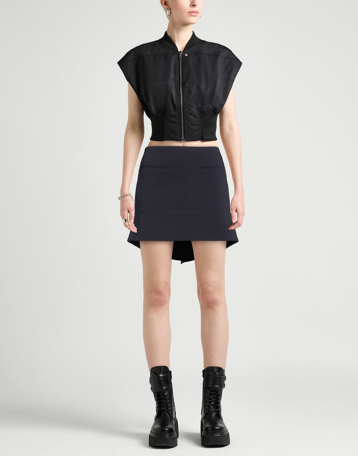 Courrèges Womens Mini skirt Midnight in Blue
