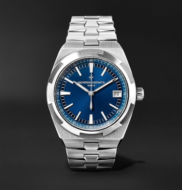 Photo: Vacheron Constantin - Overseas Automatic 41mm Stainless Steel Watch - Men - Blue
