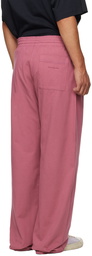 Acne Studios Pink Cotton Lounge Pants