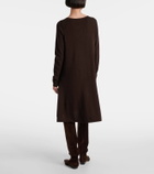 Jardin des Orangers Wool and cashmere midi dress