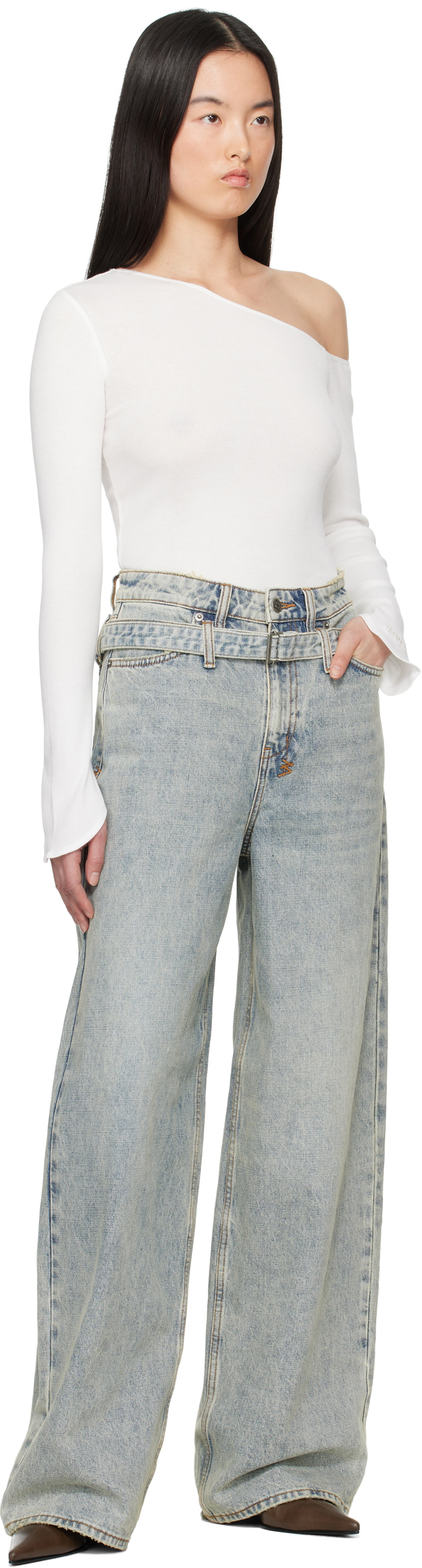 Ksubi Blue Baggy Jeans