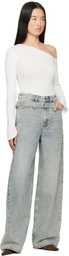 Ksubi Blue Baggy Jeans