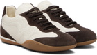 Weekend Max Mara White & Brown Wkalancia Sneakers