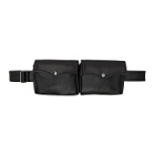 Boramy Viguier Black Faux-Leather Belt Bag