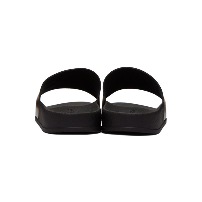 サンダル palmangels icecream pool slider Palm Angels Black Ice Cream Pool Slides Palm Angels