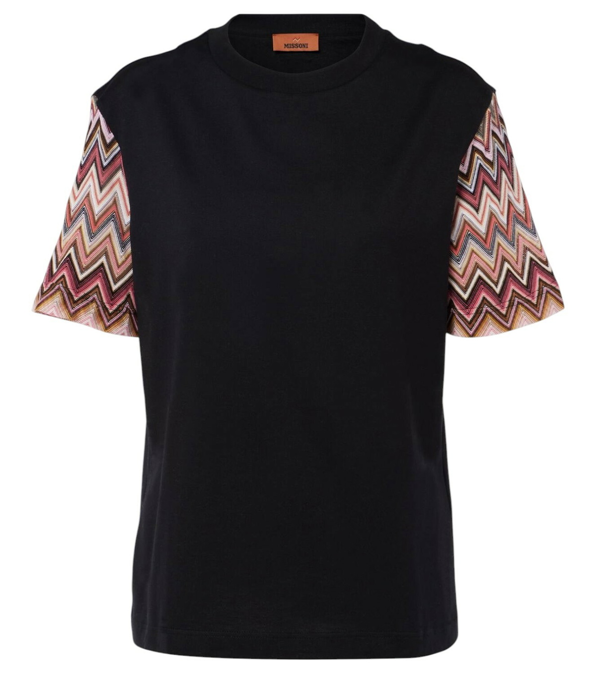 【関税込】◆MISSONI ミッソーニ◆ロゴ コットン Tシャツ Missoni Zig Zag cotton jersey T-shirt Missoni