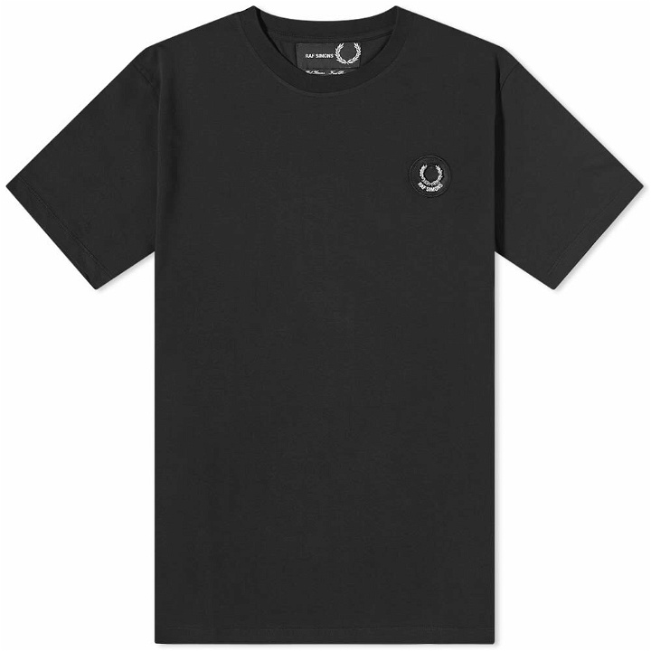 Photo: Fred Perry x Raf Simons Wreath T-Shirt in Black