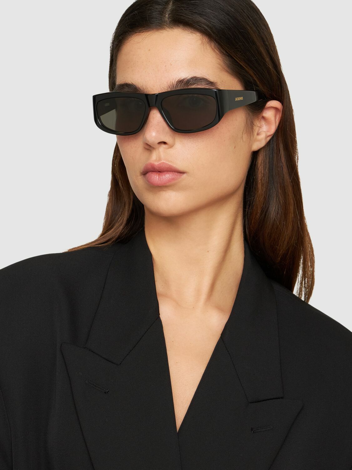 JACQUEMUS ブラック Les lunettes Pilota サングラス JACQUEMUS Les Lunettes Pilota Sunglasses Jacquemus