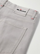 Kiton - Slim-Fit Straight-Leg Jeans - Gray