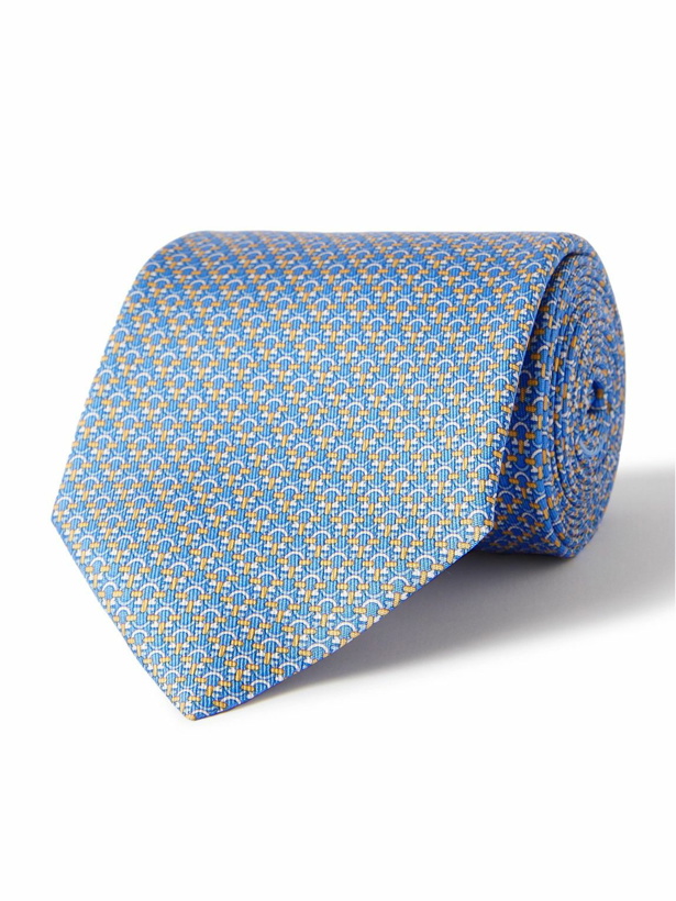 Photo: FERRAGAMO - 8cm Printed Silk-Twill Tie