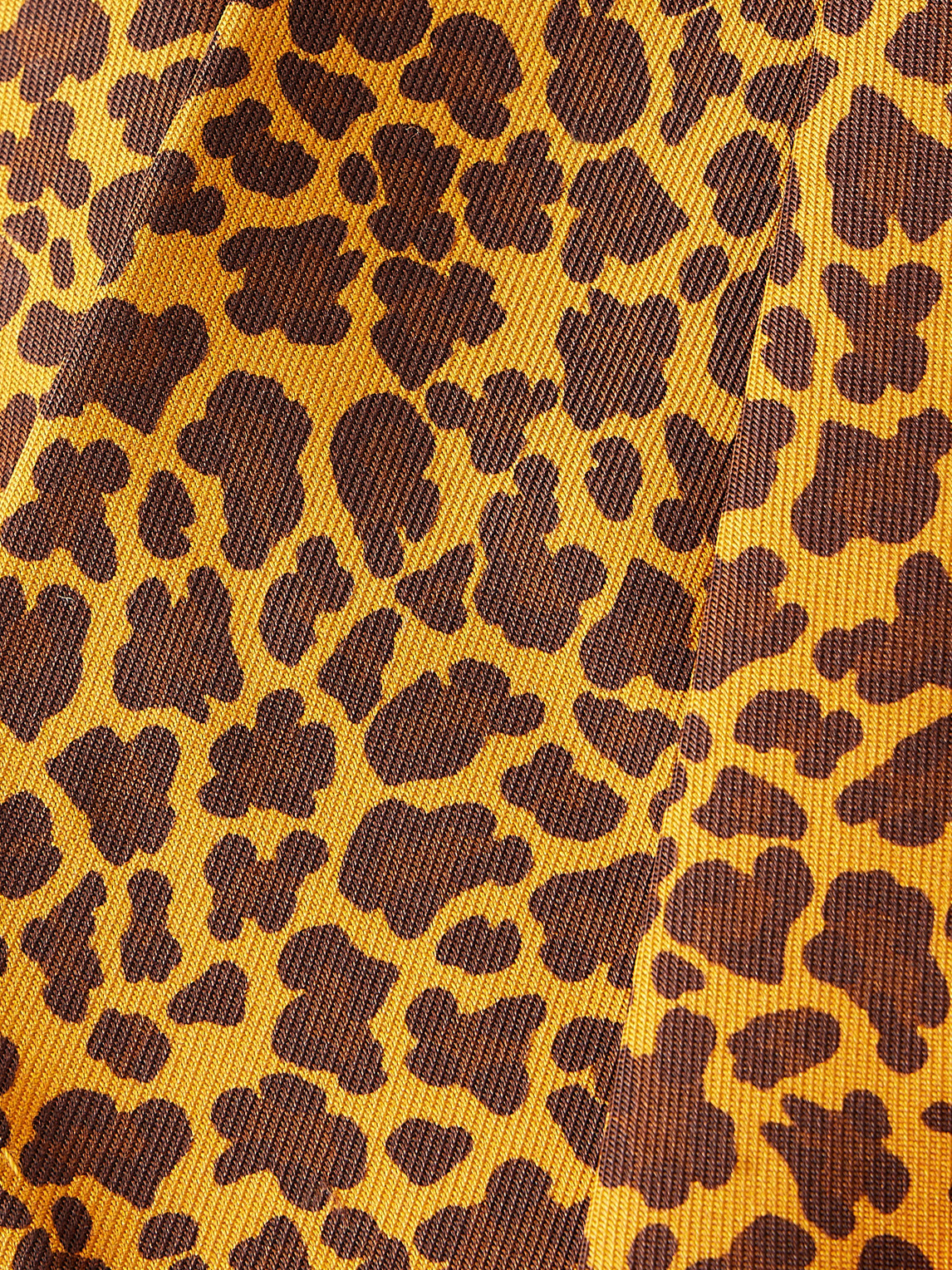 J. Mueser - Leopard Print 8cm Silk Tie