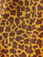 J. Mueser - Leopard Print 8cm Silk Tie